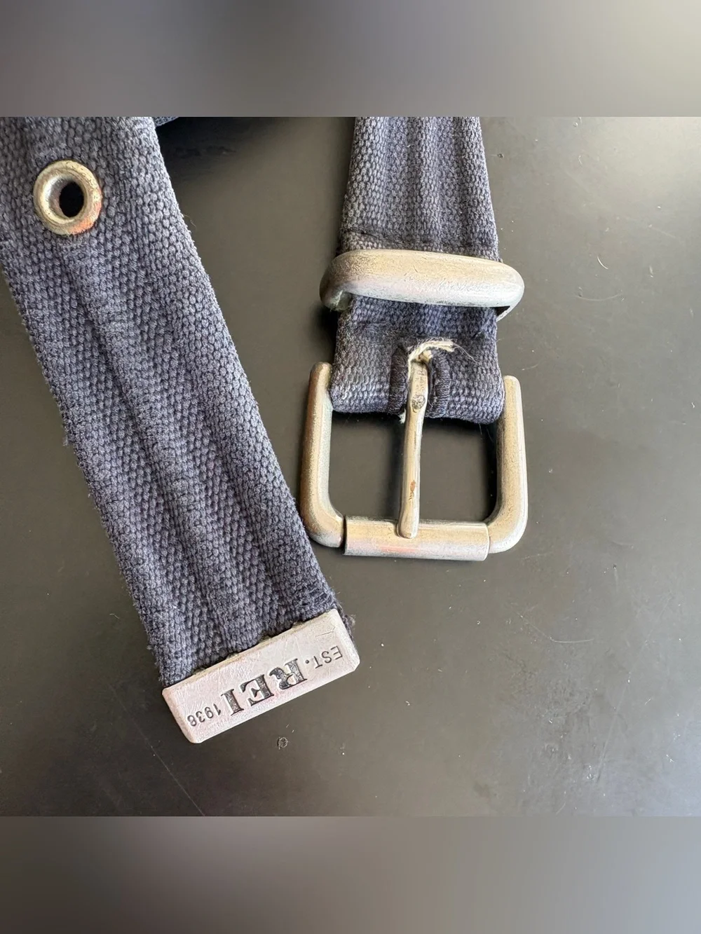 Men Military Belt Pin Buckle Waistband Army Tactical Canvas Girdle REI Vintage